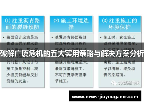 破解广厦危机的五大实用策略与解决方案分析